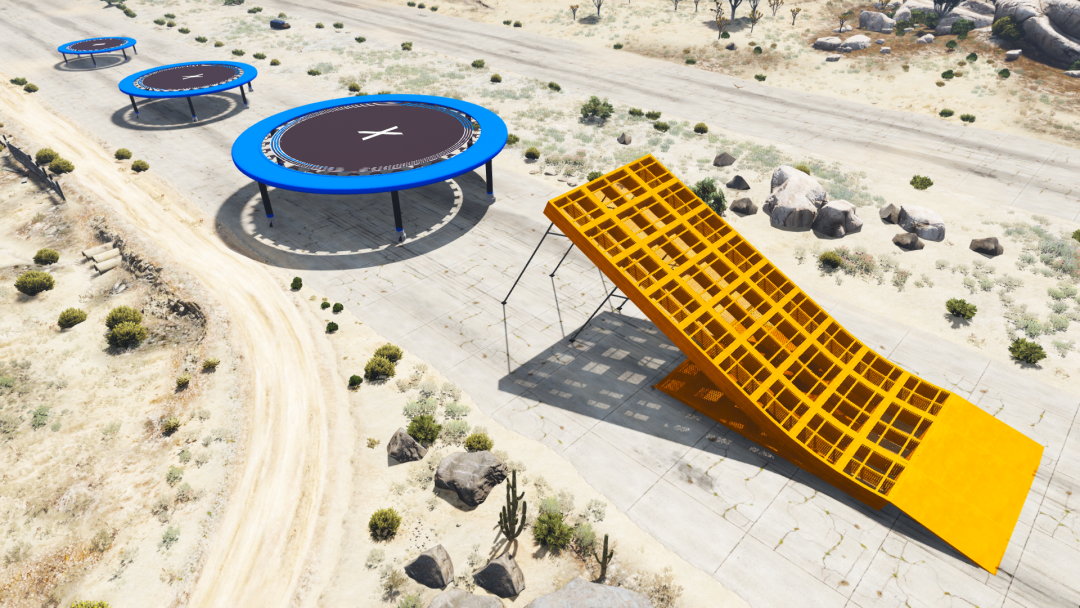 Small To Big Trampoline Prop In GTA 5