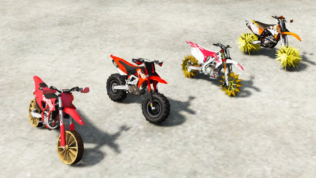 Modified Bike Wheels Pack In GTA 5