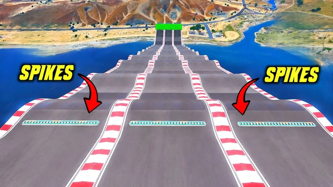 Spikes Bump Down Challenge In GTA 5